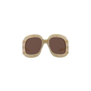 Gucci Shield-Frame Acetate Sunglasses Multi Womens